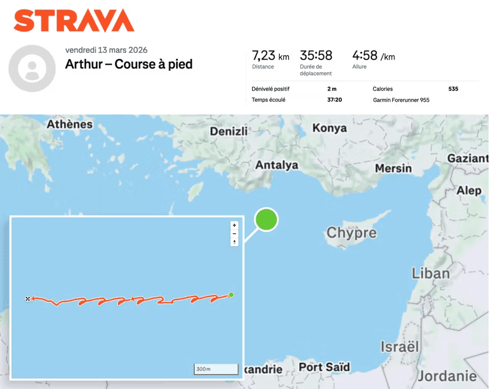 Fransız Uçak Gemisi Charles de Gaulle Strava Aktivitesiyle Takip Edildi: OPSEC Hatası